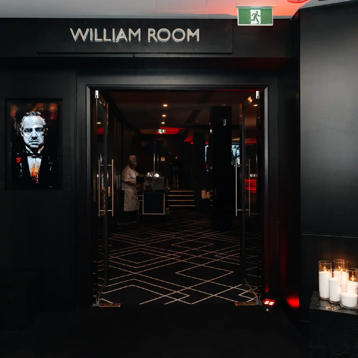 The entrance to the William Room