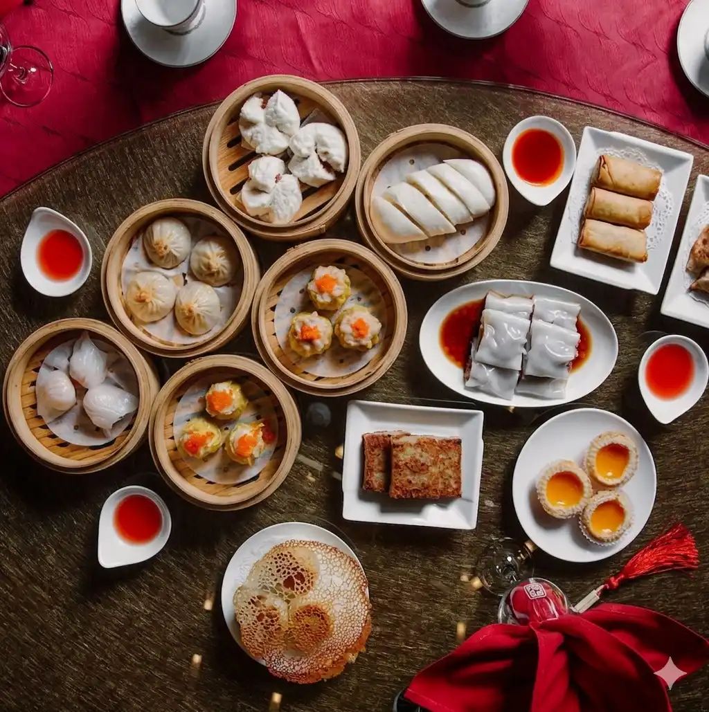 Yum cha baskets at Phoenix Canada Bay